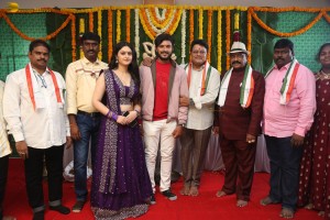 Pen Drive Movie Launch attended by Vishnu Vamsi, Rhea Kapoor, and Sai Kumar