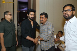 Phalana Abbayi Phalana Ammayi Pre-Release Event attended by Naga Shaurya, Malvika Nair, Megha Chowdhury, Adivi Sesh, Bobby, and others.