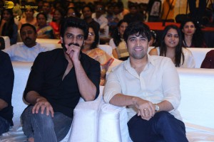 Phalana Abbayi Phalana Ammayi Pre-Release Event attended by Naga Shaurya, Malvika Nair, Megha Chowdhury, Adivi Sesh, Bobby, and others.