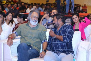 Phalana Abbayi Phalana Ammayi Pre-Release Event attended by Naga Shaurya, Malvika Nair, Megha Chowdhury, Adivi Sesh, Bobby, and others.