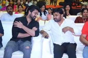 Phalana Abbayi Phalana Ammayi Pre-Release Event attended by Naga Shaurya, Malvika Nair, Megha Chowdhury, Adivi Sesh, Bobby, and others.