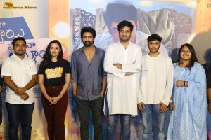 Phalana Abbayi Phalana Ammayi Teaser Launch attended by Naga Shaurya and Malavika Nair