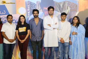 Phalana Abbayi Phalana Ammayi Teaser Launch attended by Naga Shaurya and Malavika Nair