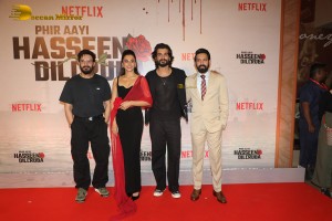 Phir Aayi Hasseen Dillruba Screening attended by Taapsee Pannu, Dia Mirza, Jiya Shankar, Amyra Dastur, Vicky Kaushal, and others
