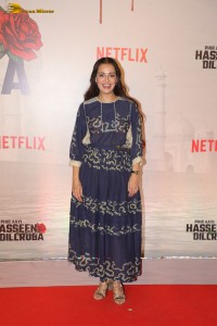 Phir Aayi Hasseen Dillruba Screening attended by Taapsee Pannu, Dia Mirza, Jiya Shankar, Amyra Dastur, Vicky Kaushal, and others