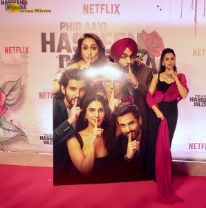 Phir Aayi Hasseen Dillruba Screening attended by Taapsee Pannu, Dia Mirza, Jiya Shankar, Amyra Dastur, Vicky Kaushal, and others