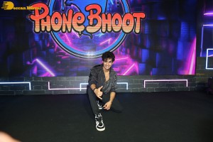 Pictures from the Song Launch from the film 'Phone Bhoot' - attended by Katrina Kaif, Siddhant Chaturvedi and Ishaan Khatter