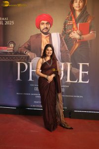 Phule Screening attended by Pratik Gandhi, Patralekha, Huma Qureshi, Rajkummar Rao, and others