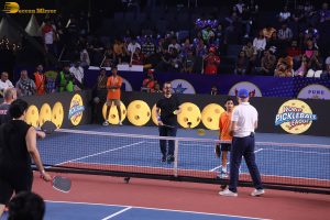 Bollywood stars Aamir Khan, Samantha Ruth Prabhu, Riteish Deshmukh and his wife Genelia attend Pickleball Semi-Finals
