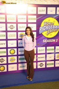 Bollywood stars Aamir Khan, Samantha Ruth Prabhu, Riteish Deshmukh and his wife Genelia attend Pickleball Semi-Finals