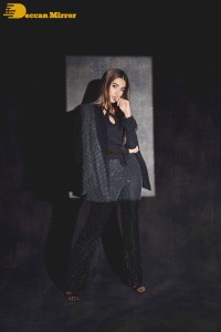 Actress Pooja Hegde Photoshoot in black