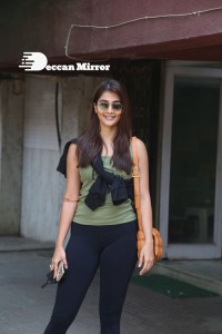Pooja Hegde after Pilates workout
