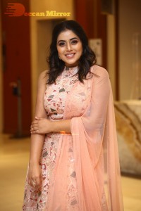 Actress Poorna seen at the Three Roses OTT show event