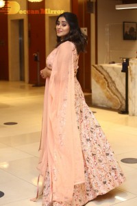 Actress Poorna seen at the Three Roses OTT show event