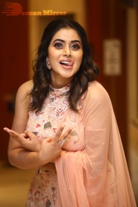 Actress Poorna seen at the Three Roses OTT show event