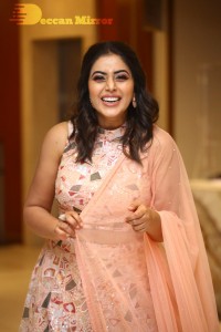 Actress Poorna seen at the Three Roses OTT show event