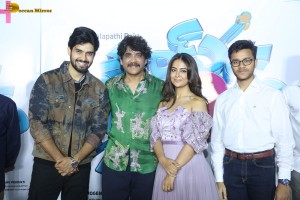 popcorn movie trailer launch attended by nagarjuna akkineni, avika gor and sai ronak
