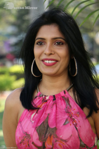 Telugu Actress Pragathi Photoshoot in a pink dress