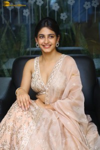 telugu actress pragati srivastava glamorous cleavage show in a lehenga choli