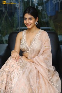 telugu actress pragati srivastava glamorous cleavage show in a lehenga choli