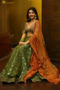 Pragati Srivastava pretty in a green lehenga choli dress