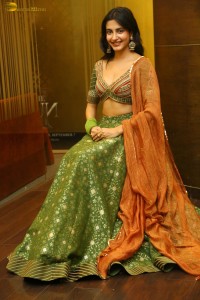 Pragati Srivastava pretty in a green lehenga choli dress