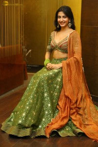 Pragati Srivastava pretty in a green lehenga choli dress