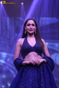 actress pragya jaiswal ramp walk in a lehenga choli