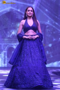 actress pragya jaiswal ramp walk in a lehenga choli