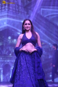 actress pragya jaiswal ramp walk in a lehenga choli