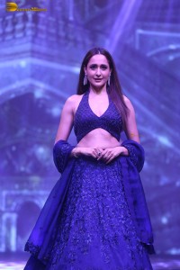actress pragya jaiswal ramp walk in a lehenga choli