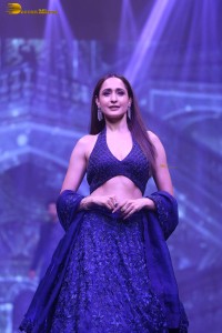 actress pragya jaiswal ramp walk in a lehenga choli