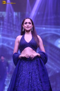 actress pragya jaiswal ramp walk in a lehenga choli