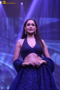 actress pragya jaiswal ramp walk in a lehenga choli