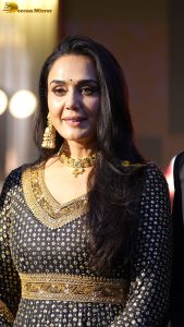 bollywood star preity zinta gorgeous in choli dress