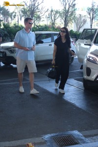 Bollywood Actress Preity Zinta spotted with her husband Gene Goodenough on April 8, 2024