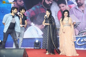 premadesam pre-release function attended by Madhoo, Thrigun and others