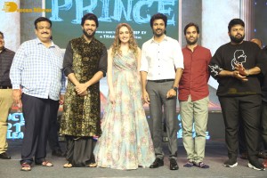 Prince movie pre-release event attended by Siva Karthikeyan, Ryaboshapka and Vijay Deverakonda