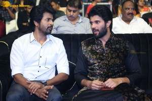 Prince movie pre-release event attended by Siva Karthikeyan, Ryaboshapka and Vijay Deverakonda