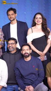 Pritam and Pedro Trailer Launch attended by Vikrant Massey, Arshad Warsi, Vir Hirani, and Mona Singh