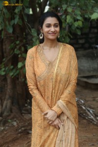 actress Priya Bhavani Shankar beautiful in a yellow salwar dress
