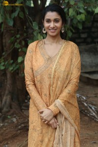 actress Priya Bhavani Shankar beautiful in a yellow salwar dress