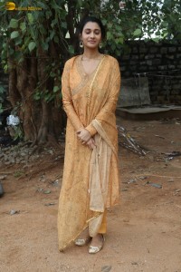actress Priya Bhavani Shankar beautiful in a yellow salwar dress