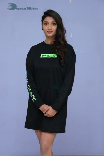 Telugu Actress Priya Vadlamani Photoshoot in a black dress