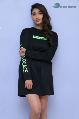 Telugu Actress Priya Vadlamani Photoshoot in a black dress