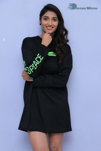 Telugu Actress Priya Vadlamani Photoshoot in a black dress