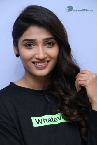 Telugu Actress Priya Vadlamani Photoshoot in a black dress