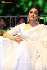 indian actress priyamani in a white saree at a movie function