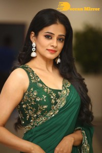 Actress Priyamani in a Green Saree