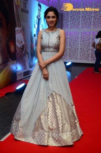 Priyanka Arul Mohan in a light blue dress